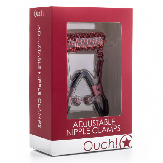 Ouch! Adjustable Tepel Klemmen Rood