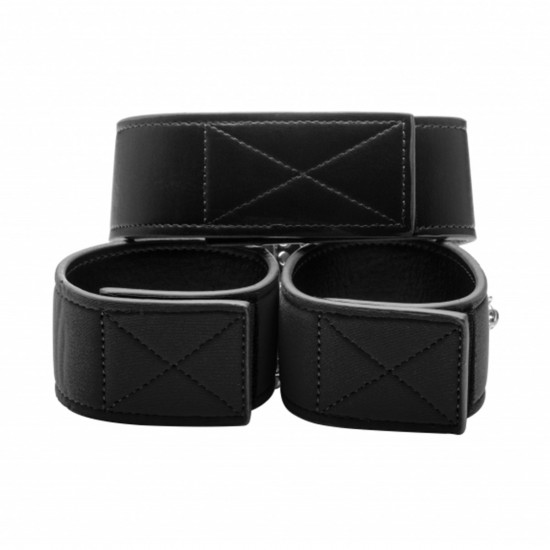 Ouch! Reversible Hals en Handboeien Zwart