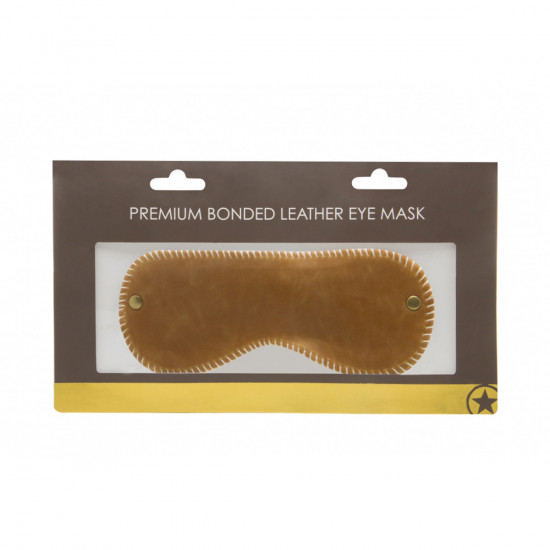 Ouch! Premium Bonded Leather Masker Bruin