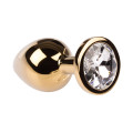 Plug It Strass Buttplug Medium Goud/Zilver
