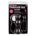 Thriller Ass Plug Vibrator Met Cockring Zwart