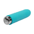 Key Charms Petite Silk Mini Vibrator Turquoise