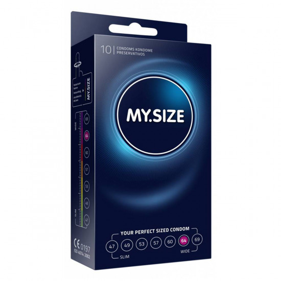 MySize Condooms 10 Stuks Maat 64