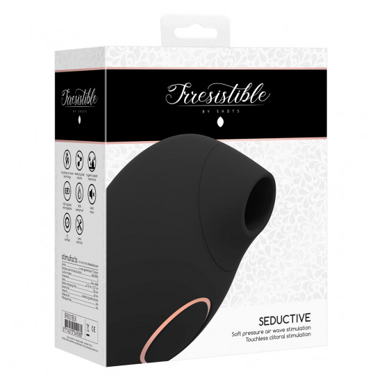 Irresistible Seductive Luchtdruk Stimulator Zwart