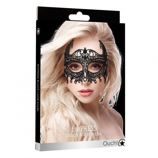 Ouch! Empress Lace Masker Zwart