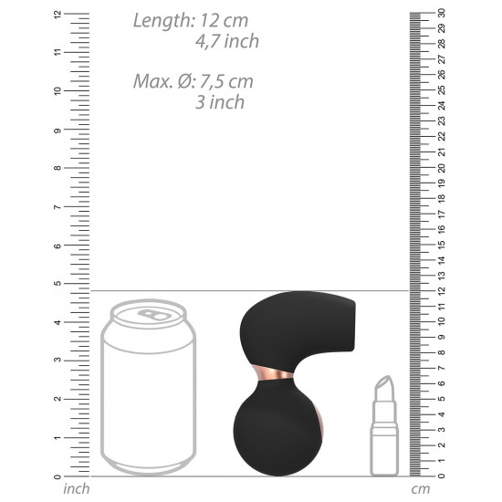 Irresistible Invincible Luchtdruk Stimulator Zwart