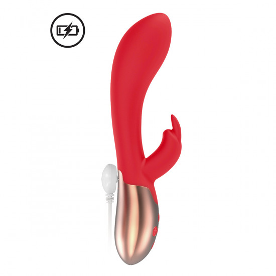 Elegance Opulent Heating Rabbit Vibrator Rood