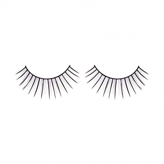 Kunstwimpers Zwart/Paars #671