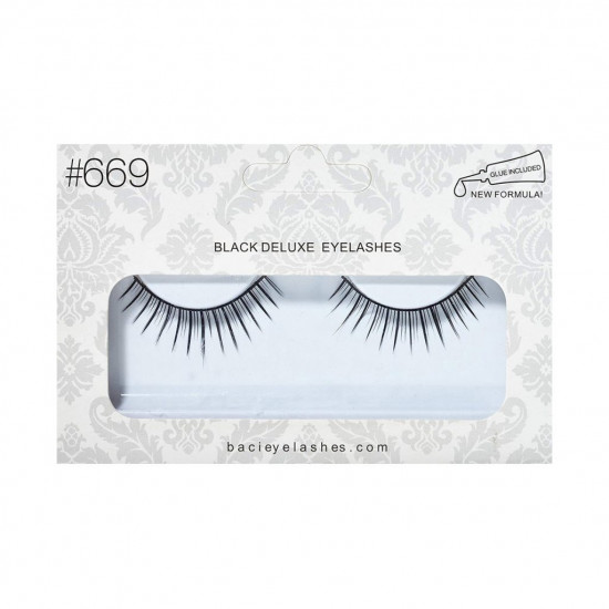 Kunstwimpers Natural Look Zwart #669