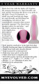 Evolved Luminous Glow In The Dark Buttplug Small Roze