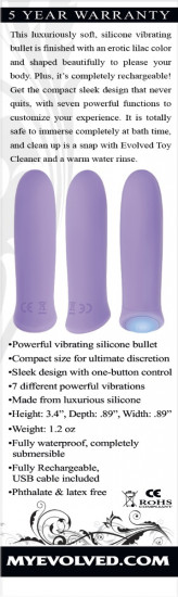 Evolved Purple Haze Bullet Paars