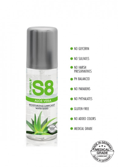 Stimul8 Waterbased Glijmiddel Aloe Vera 125 ml