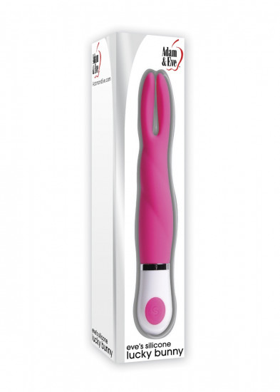 Adam & Eve Eve's Lucky Silicone Bunny Clitoris Stimulator Roze