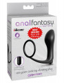 Anal Fantasy Ass-Gasm Cockring Vibrating Plug Zwart
