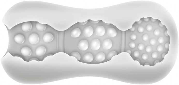 Adam & Eve Triple Chamber Ball Drainer Masturbator