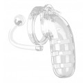 ManCage Cock Cage 12 met plug Transparant