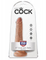 King Cock 6 Inch Cock with Balls Dildo Lichtbruin