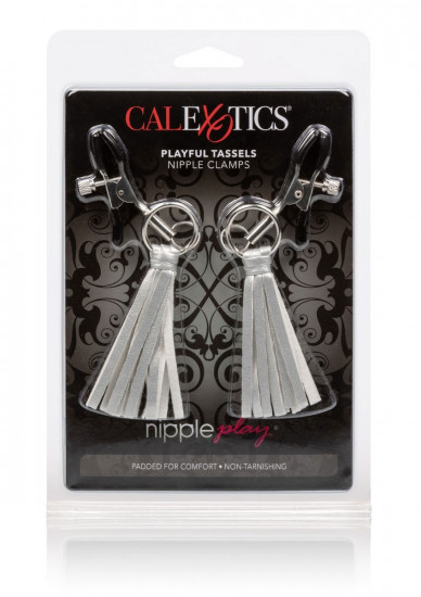 CalExotics Playful Tassels Tepelklemmen Zilver