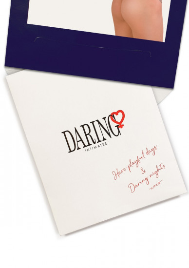 Daring Intimates Ella Crotchless Slip Zwart L/XL