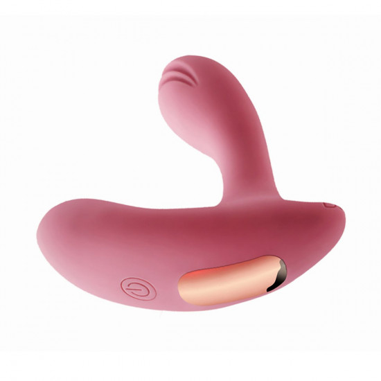 Ohh! Deluxe Butterfly Rolling Beads Vibrator Roze