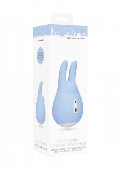 Loveline Love Bunny Clitoris Stimulator Lichtblauw