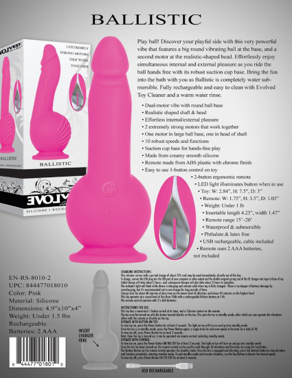Evolved Ballistic G-Spot Vibrator Roze
