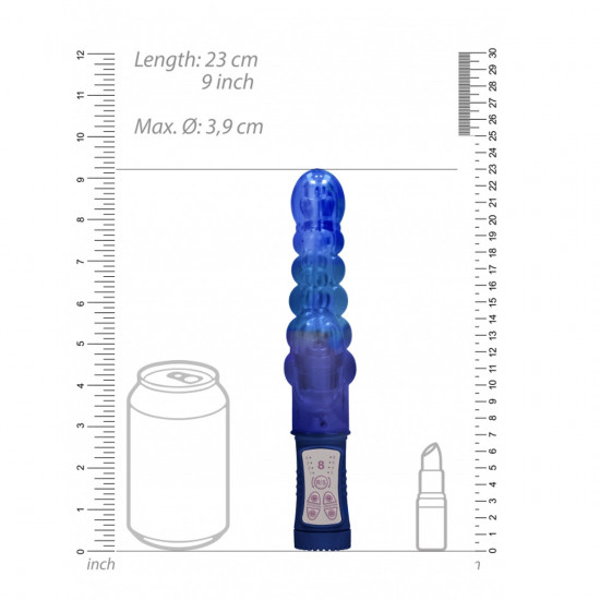 Shots Toys Rotating Bubbles Vibrator Blauw