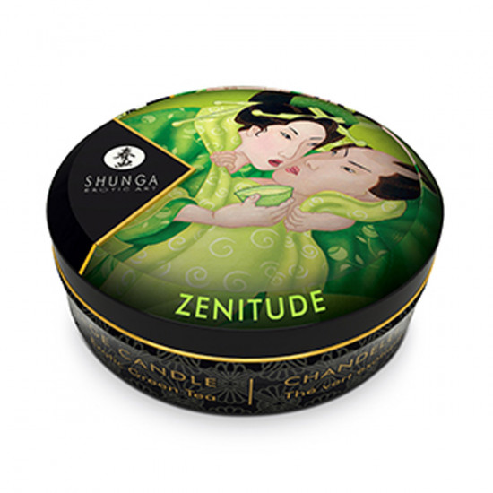 Shunga Candle Zenitude Exotic Green Tea Massage Kaars 30 ml