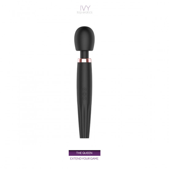 Ivy The Queen Massage Vibrator Zwart