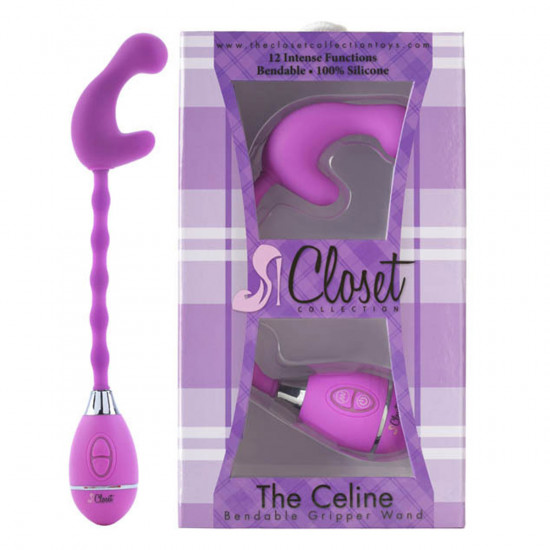 Closet Collection The Celine Bendable Gripper Vibrator Paars